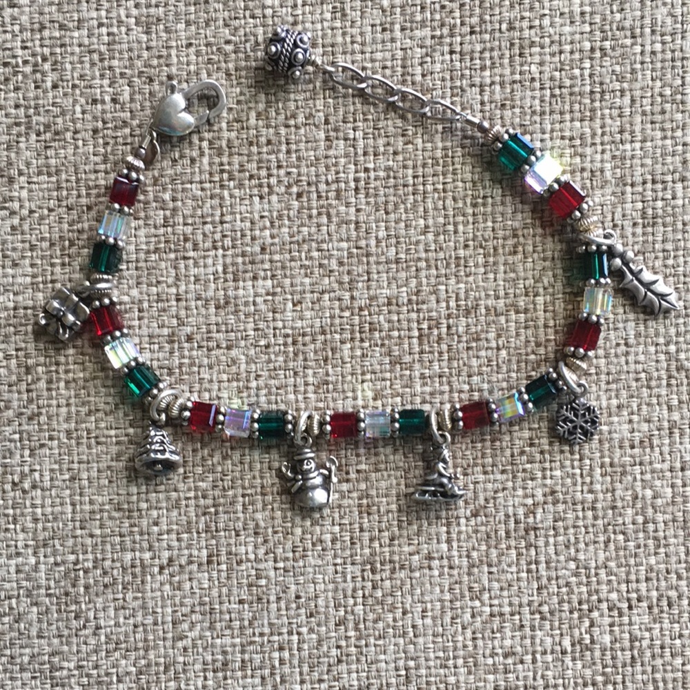 Christmas charm bracelet